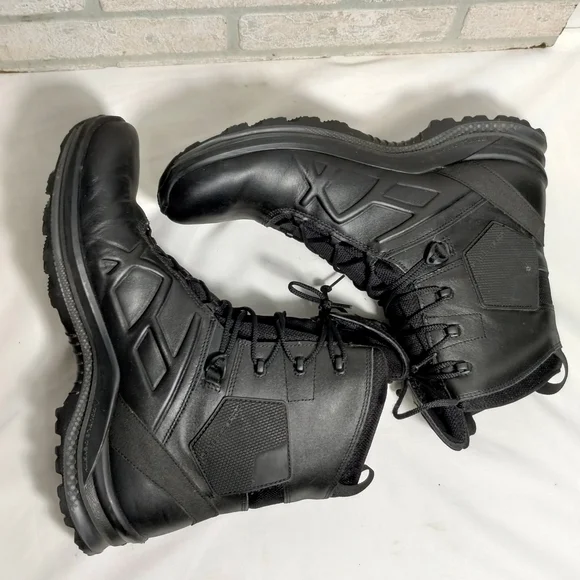 HAIX Black Eagle Tactical 2.0 GTX High Combat Military Boots 12 Wide EUC - Picture 7 of 9